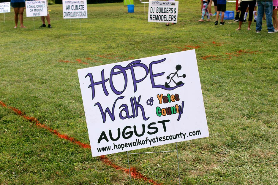 Get Involved with the Hope Walk of Yates County