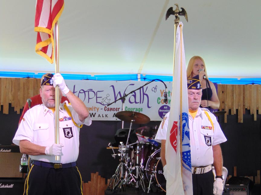 Hope Walk of Yates County Opening Ceremony