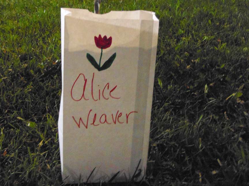 Hope Walk of Yates County » Alice Weaver