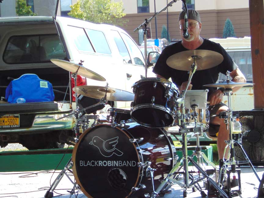Black Robin Band drummer Tim Benedict