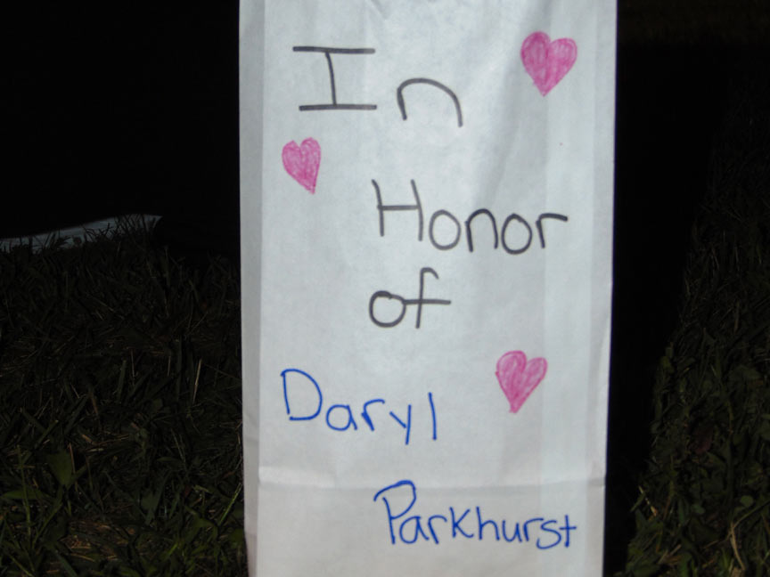 In Honor of Daryl Parkhurst