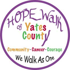 Cancer care program logo, Yates County, NY